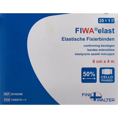 Smedico Fixierbinden Cellophan 6cmx4m Weiss 20 Stück buy online