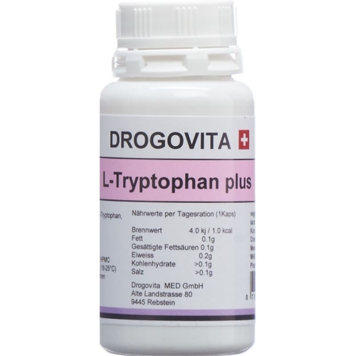 Drogovita L-tryptophan Plus Kapseln Dose 50 Stück buy online