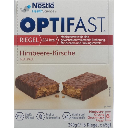 Optifast Raspberry-Cherry Bar 6x 65g buy online