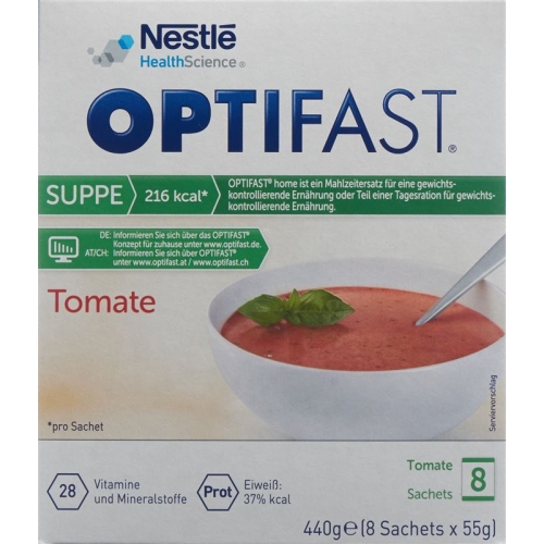 Optifast Soup tomato 8 bags 55g buy online