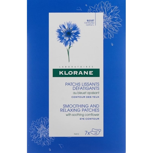 Klorane Bleuet Pads eye region 7x 2 pieces buy online