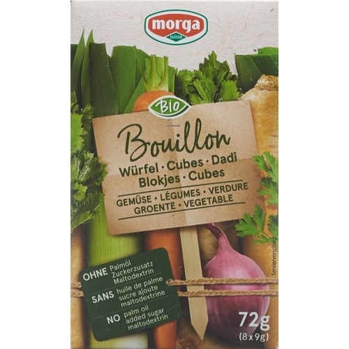 Morga Gemüse Bouillon Würfel Go Clean Bio 8 Stück buy online