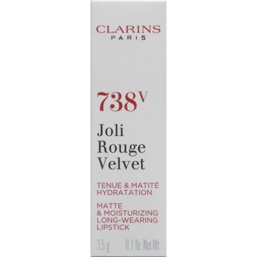 Clarins Joli Rouge Velvet No 738v buy online