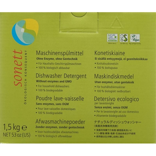 Sonett Maschinenspülmittel Pulver 1.5kg buy online