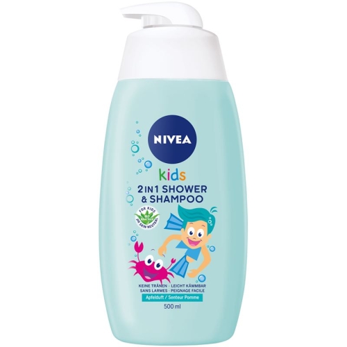 Nivea Kids 2in1 Shower & Shampoo Boy 500ml buy online