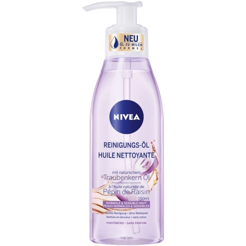 Nivea Reinigungs-Oel Natuerl Traubenkern Öl 150 M buy online