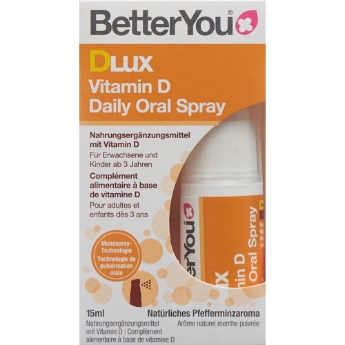 BetterYou DLux Vitamin D Daily Oral Spray 15ml buy online