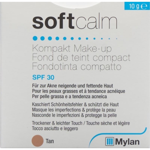 Softcalm Compact Foundation SPF 30 Tan can 10g buy online