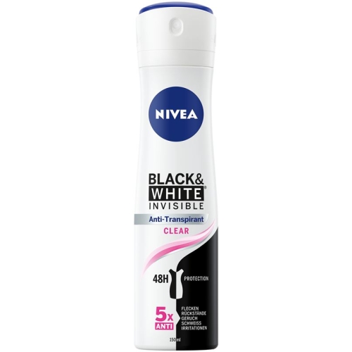 Nivea Female Deo Invi Bla&whi Aeros Cl Neu) 150ml buy online