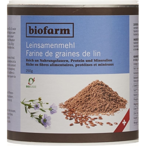 Biofarm Leinsamenmehl Knospe Ch 250g buy online