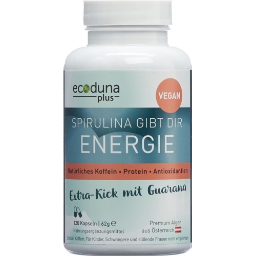 Ecoduna Plus Spirulina Energie Kapseln Dose 120 Stück buy online