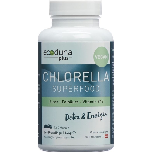 Ecoduna Plus Chlorella Tabletten Dose 360 Stück buy online