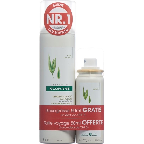 Klorane dry shampoo oats 150ml+50ml buy online