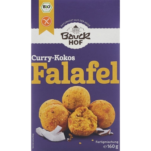 Bauckhof Falafel Curry-Kokos Glutenfrei 160g buy online