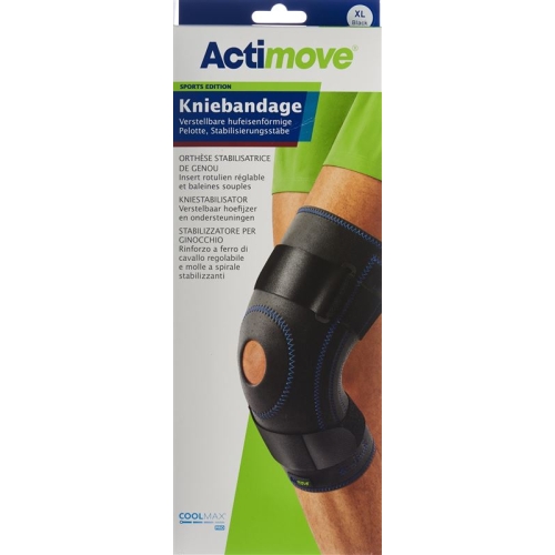 Actimove Sport Knee Support XL Adjustable Pad Stabilising Bars buy online