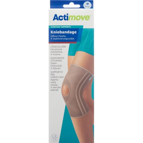 Actimove Everyday Support Knee Bandage M Open Patella, Stabilising Bars buy online