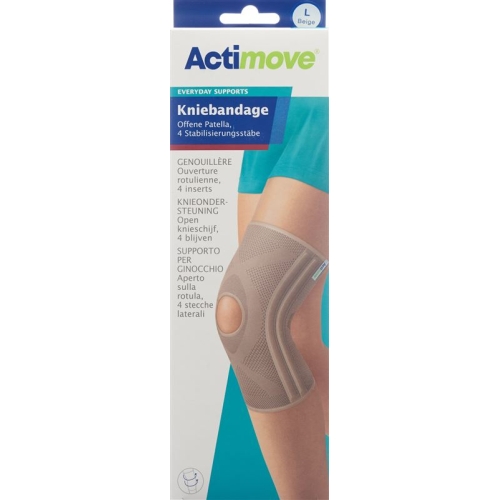 Actimove Everyday Support Knee Bandage L Open Patella, Stabilising Bars buy online