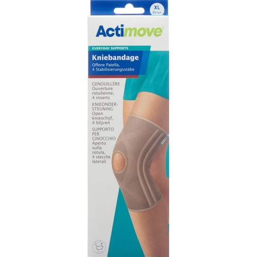 Actimove Everyday Support Knee Bandage XL Open Patella, Stabilising Bars buy online