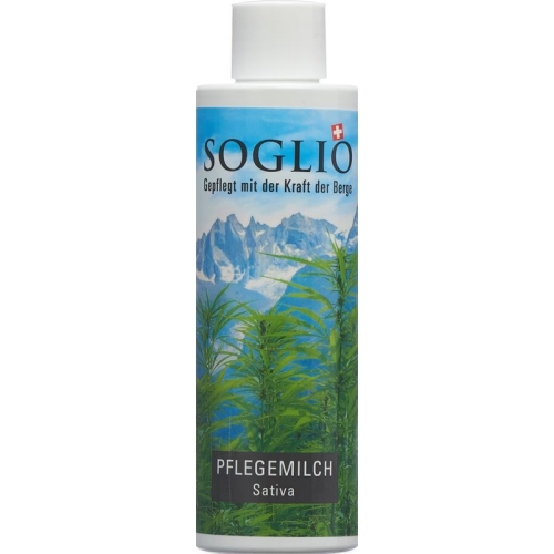 Soglio Pflegemilch Sativa Flasche 200ml buy online