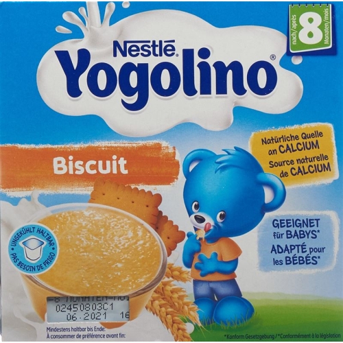 Nestle Yogolino Biscuit 8m (neu) 4x 100g buy online