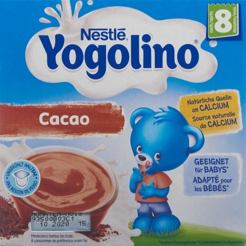 Nestle Yogolino Cacao 8m 4x 100g buy online