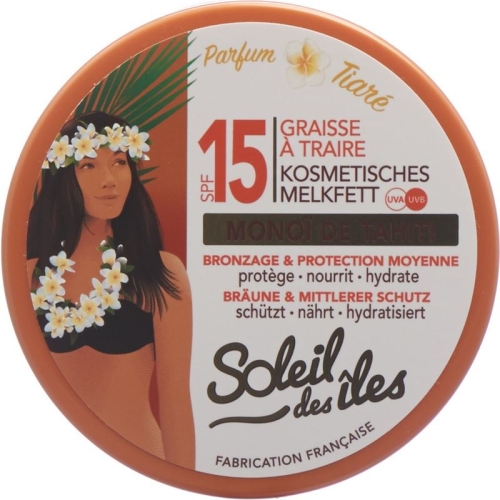 Soleil Des Iles Melkfett SPF 15 Monoi 150ml buy online