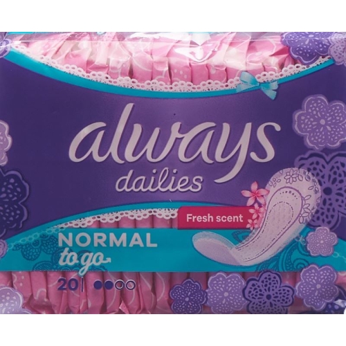 Always panty liner Singles odour neutralizing normal 20 pieces buy online