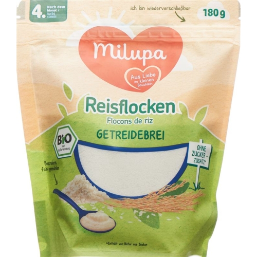 Milupa Organic Rice Flakes from the 4th month 180g buy online