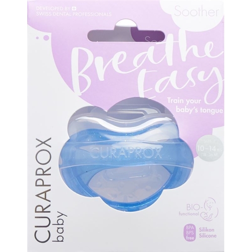 Curaprox pacifier Gr2 single blue buy online