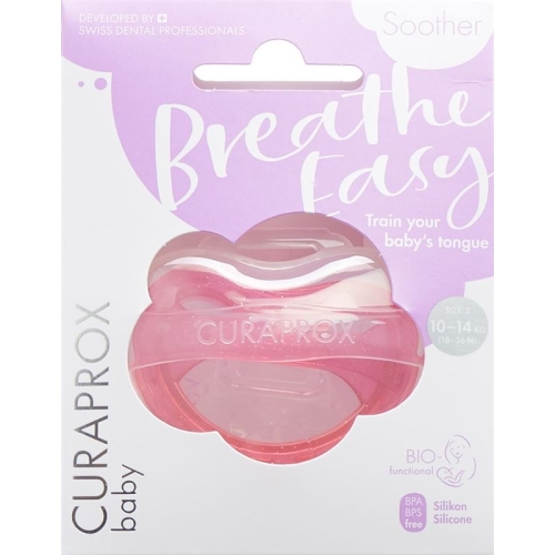 Curaprox pacifier Gr2 pink single buy online