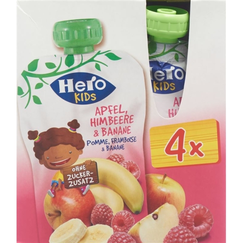 Hero Kids Smoothie Apfel Himb Ban Quat 4x 120g buy online