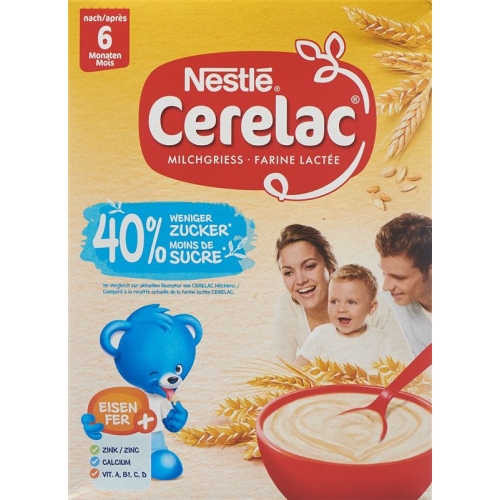 Nestle Cerelac Milchbrei -40% Zucker 6m 250g buy online