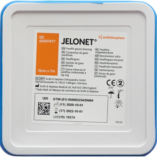 Jelonet Paraffingaze 10cmx7m (neu) Dose buy online