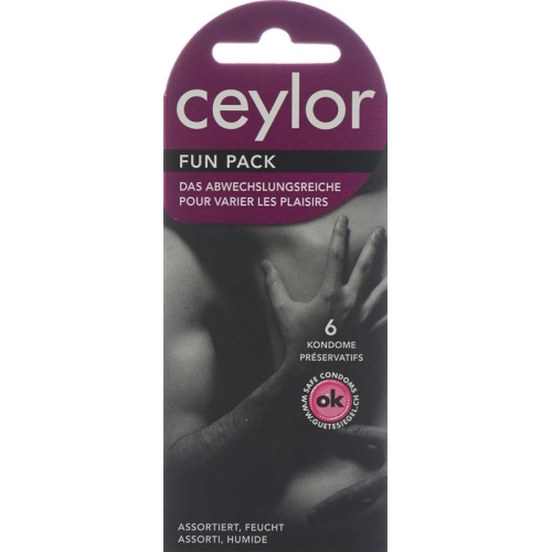 Ceylor Funpack Condoms with Reservoir 6 pieces buy online