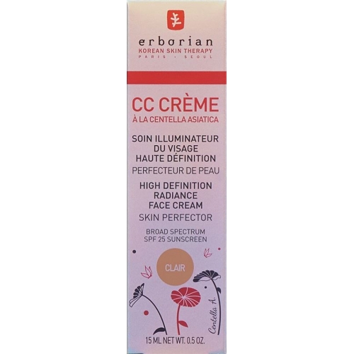 Erborian Korean Ther Cc Creme Clair 15ml buy online