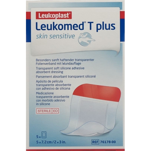 Leukomed T Plus Skin Sensitive 5x7.2cm 5 pieces buy online