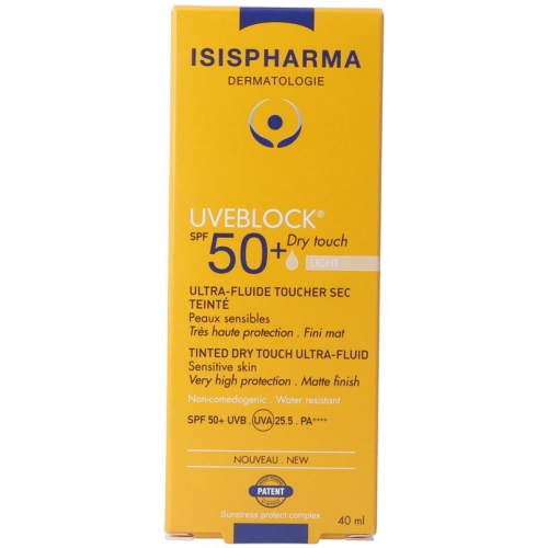 Isis Pharma Uveblock Dry Touch SPF 50+ Light 40ml buy online