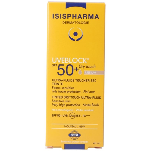 Isis Pharma Uveblock Dry Touch SPF 50+ Medi 40ml buy online