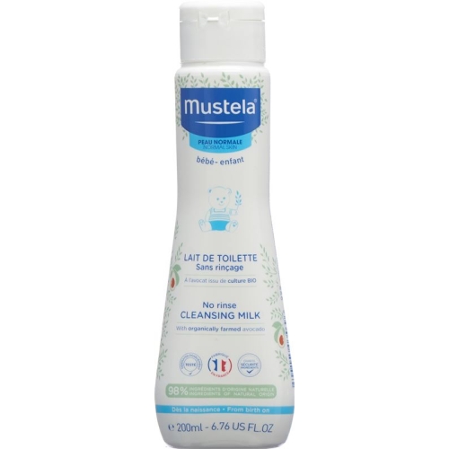 Mustela Reinigungsmilch Normale Haut O Abspül 200ml buy online