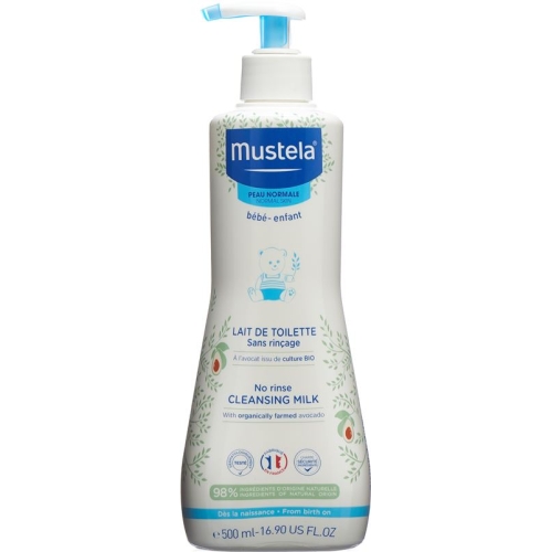 Mustela Reinigungsmilch Normale Haut O Abspül 500ml buy online