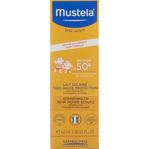 Mustela Sonnenschu Sonnenmilch SPF 50+ (neu) 40ml buy online