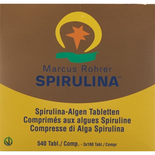 Spirulina Marcus Rohrer Tabletten Refill Karton 540 Stück buy online