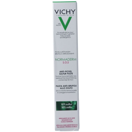 Vichy Normaderm S.O.S. Anti-Pimple Sulphur Paste 20ml buy online