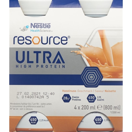 Resource Ultra Haselnuss 4 Flasche 200ml buy online