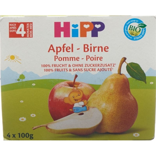 Hipp Fruchtpause Apfel Birne (neu) 4x 100g buy online