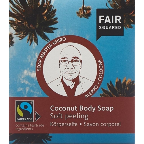 Fair Squared Body Soap Coco Soft Peeling 2x 80g buy online