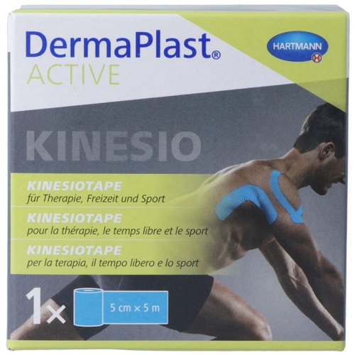 Dermaplast Active Kinesiotape 5cmx5m blue buy online