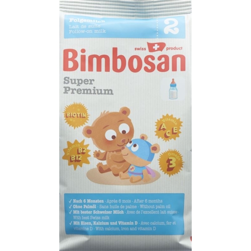 Bimbosan Super Premium 2 follow-on milk refill 400 g buy online