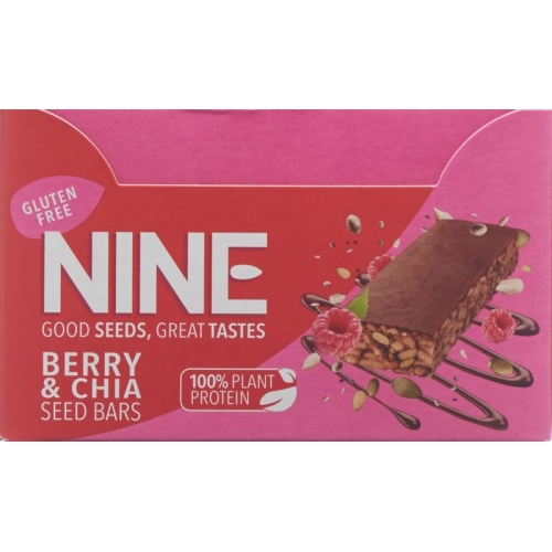 Nine Riegel Berry Chia 20x 40g buy online