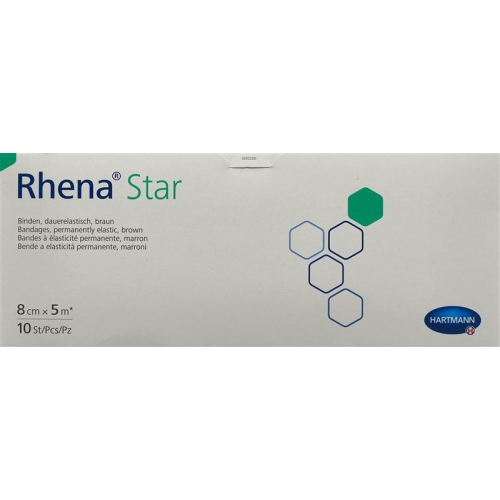 Rhena Star Elastisch Binden 8cmx5m Hautfarbig Offen 10 Stück buy online